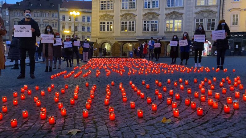 Arméni demonstrovali v centru Prahy kvůli válce v Náhorním Karabachu
